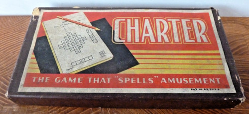 Vintage parlour game charter - vintage,