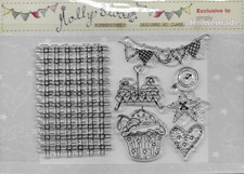 Molly Blooms Celebration Stamp Set for cardmaking, scrapbooking, crafts