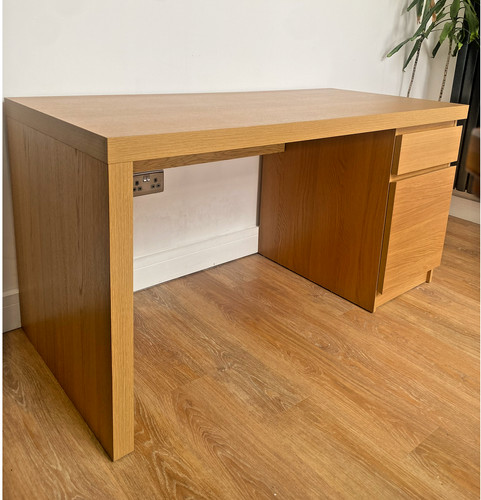 Ikea malm desk oak veneer - desk,,