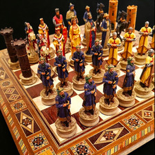 Crusaders Chess Set Handmade