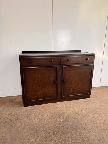 1950 dark wooden sideboard - wooden,