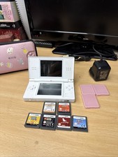 Nintendo Ds Lite Console + 6 Games Fully Working!