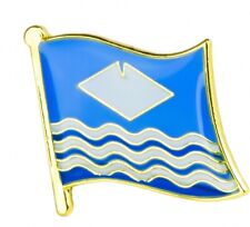Isle of Wight : Flag Enamel Lapel Pin Badge