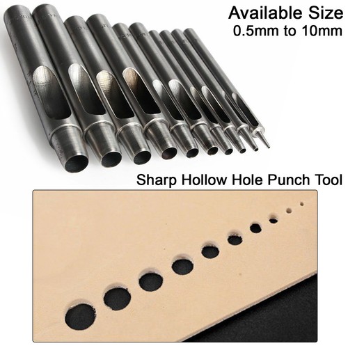 Sharp hollow hole punch tool - sharp,