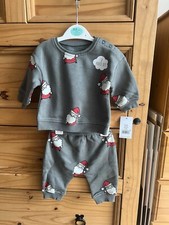 Grey Father Christmas 2 Piece