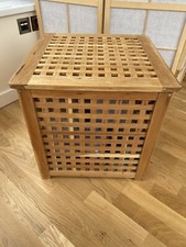 IKEA Hol Acacia Wood Side