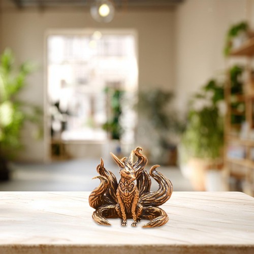 Mini fox statue ornament - mini,