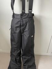 Trespass Men’s Black Salopettes, Size XXS