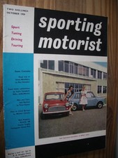 Sporting Motorist October 1959