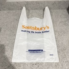 SAINSBURYS Plastic Carrier Bag