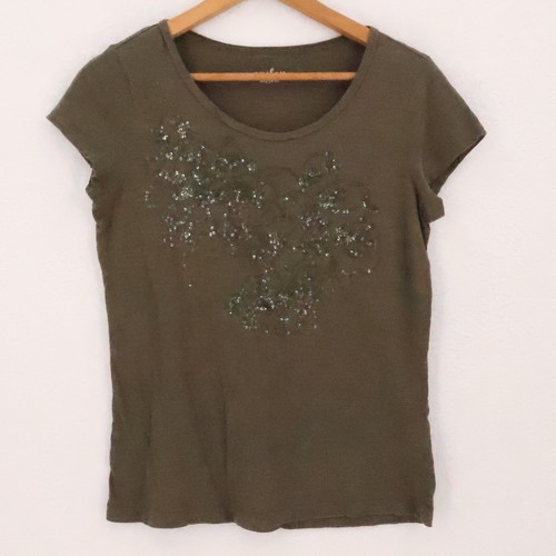 Caslon easy fit sequin tshirt - sequin,