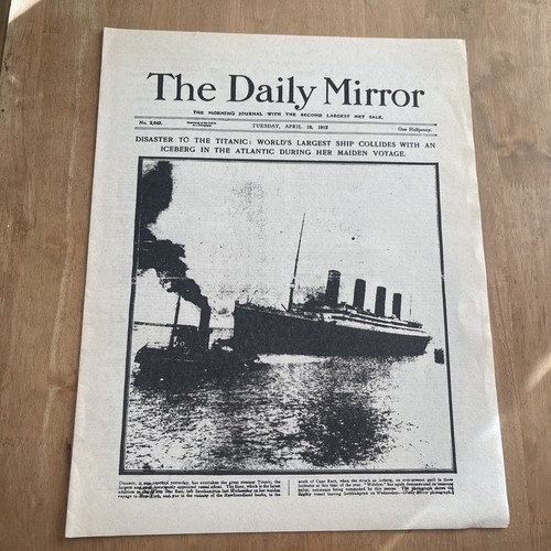 Daily mirror titanic - daily,