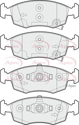 Apec front brake - front, set