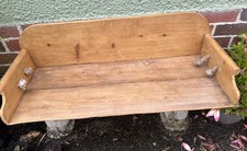 Vintage Wooden Boat Seat /