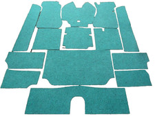 MERCEDES-BENZ W113 PAGODA NEW FULL 14 PART CARPET UNDERFELT SET
