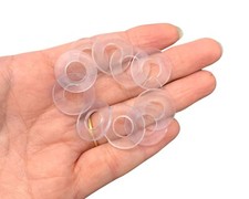 CLEAR NEOPRENE RUBBER PENNY