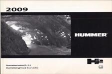 2009 Hummer H2 Owners Manual