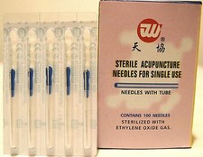 Acupuncture Needles With Guide Tube for Single Use 0.18x13mm,Facial Needles