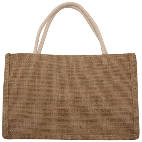 Jute burlap tote - jute,