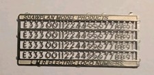 N Gauge CJM / Shawplan  brass