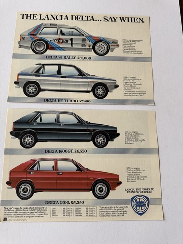 Original vintage lancia - original, delta
