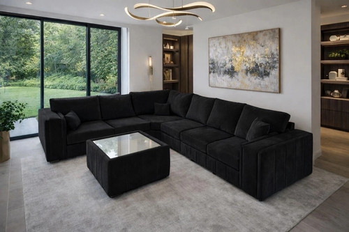 2c3 seater corner sofa set - corner,