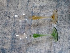 Vintage Bohemian Wine Glass