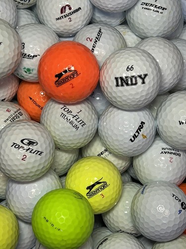100 golf balls mixed grade - balls,