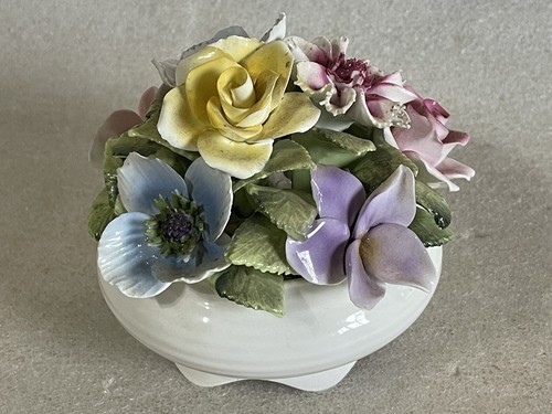 Bone china flower - bone,