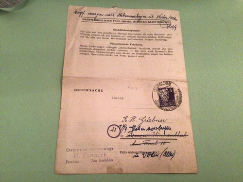 Germany stamp dealers postal