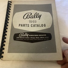 Bally Parts Catalogue For Pin Ball And Flipper Type Games- 1968