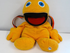 VINTAGE RETRO ZIPPY RAINBOW PLUSH BACKPACK WITH RAINBOW STRAPS ZIPPABLE MOUTH