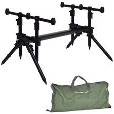 Leeda Rogue Coarse & Carp Fishing 3 in 1 Rod Pod with Carry Case