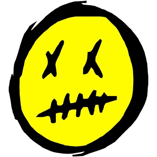 Smiley face cross eyes - ,