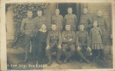 WW1 Group Photo Of Troops Lancashire  Before Going To Egypt At Billet 
