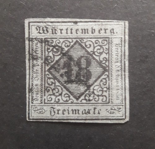 German states wurttemburg - , 1851