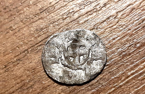 Hammered silver medieval - silver,
