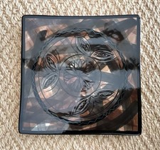 Vintage Tiki Plate Tapa Design