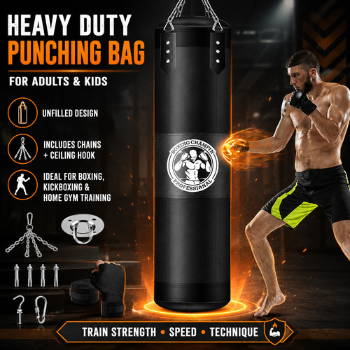 Unfilled heavy punch bag - unfilled,