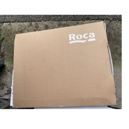 Roca white round toilet - roca,