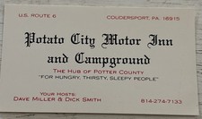 Coudersport potato city - coudersport,,