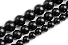 Natural Black Jet Beads Grade