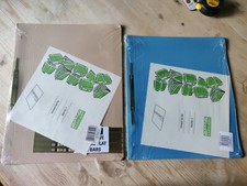 Revision Sorting Aids -10 New Slim Flat Cardb Student Files :5 Foolscap & 5 A4, 