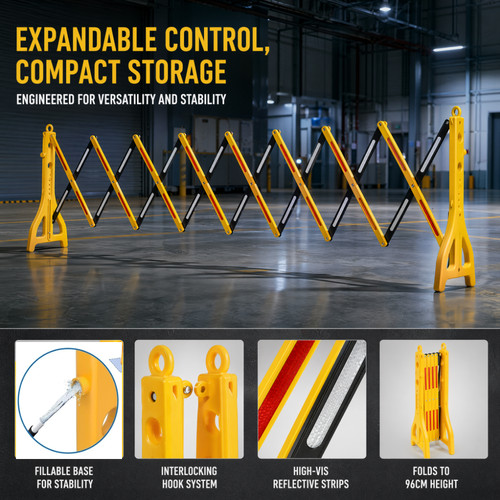 2ft expandable barricade - 8.2ft,