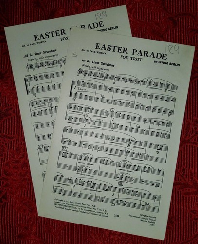 Vintage sheet music - music, of