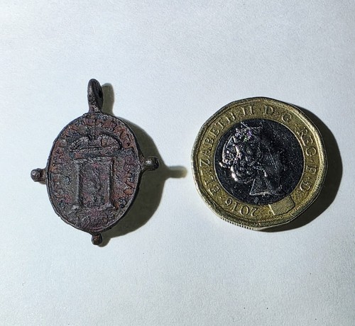 Religious medal dated - religious,