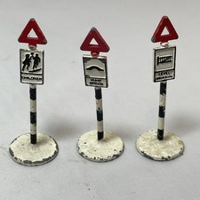 Vintage dinky toys road signs - vintage,