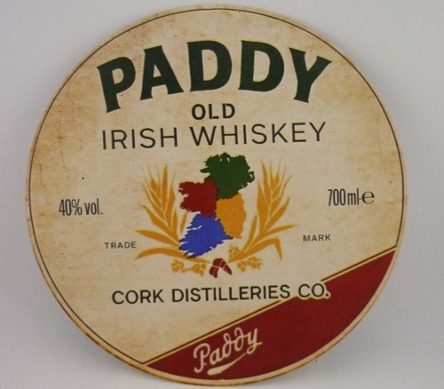 Paddy irish whiskey - irish, tin