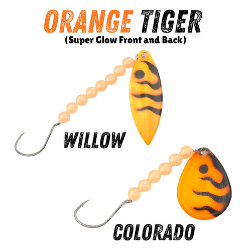 Glow orange tiger - glow,