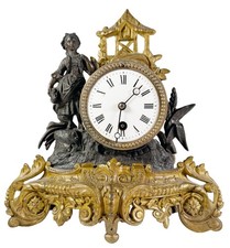Antique French Figural Mantel